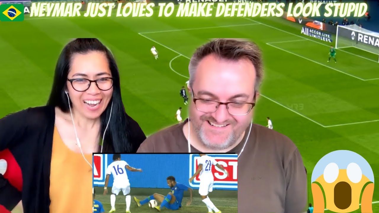 🇩🇰NielsensTV2 REACTS TO  🇧🇷Neymar Just Loves to Make Defenders Look Stupid😱👏