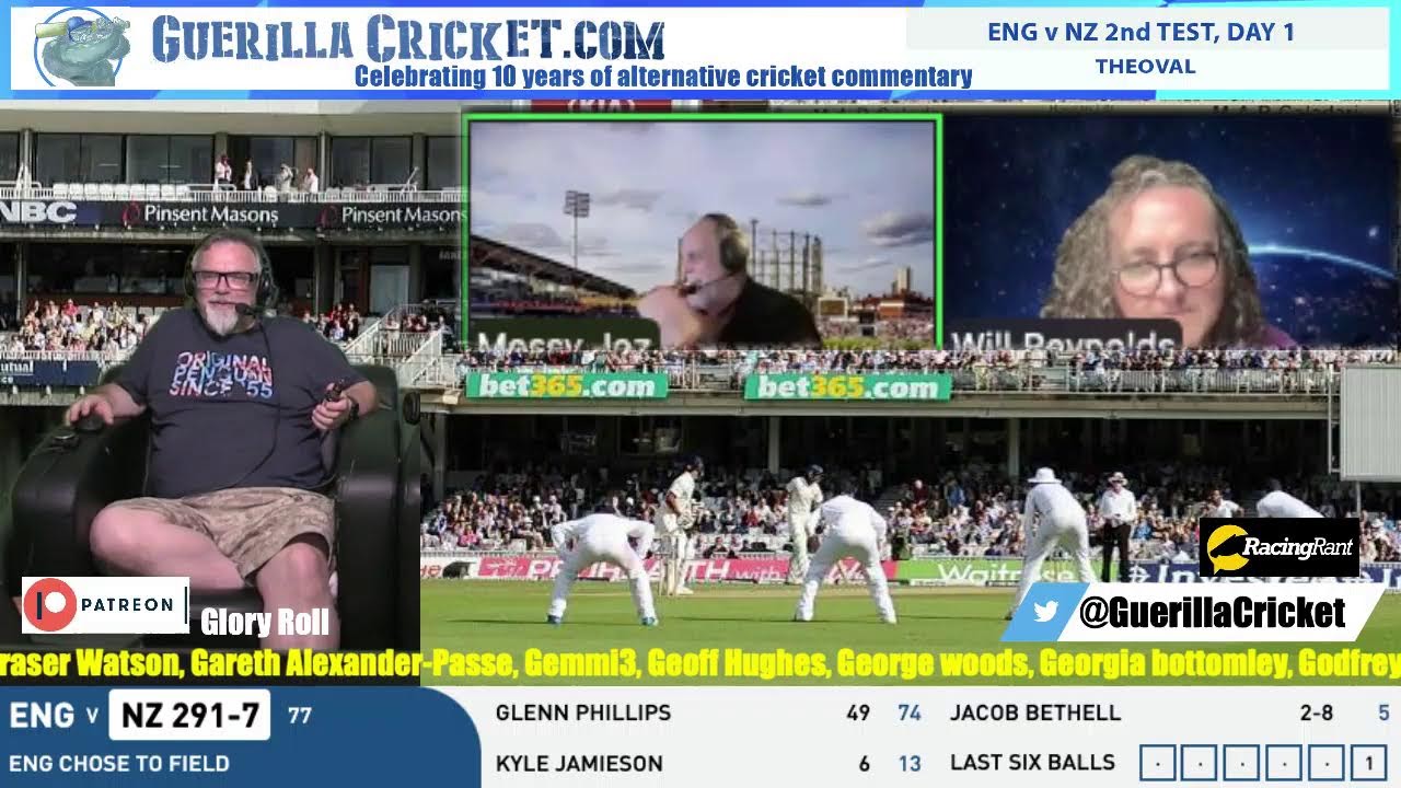LIVE: England vs New Zealand 2nd Test Day 1 | Alternative Cricket Commentary | The Oval