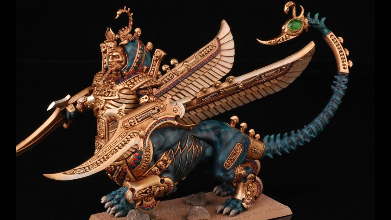 Как покрасить Некросфинкса? | Цари гробниц | Warhammer fantasy battle | buypainted