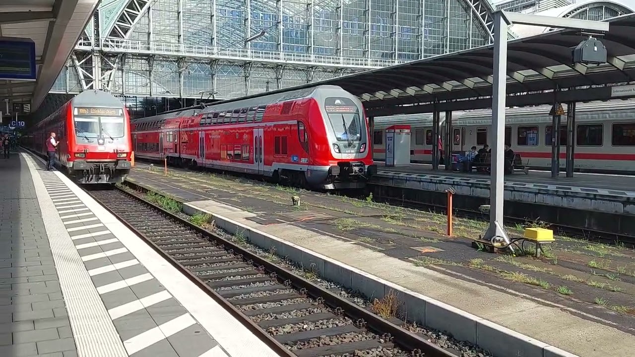 Ankunft RE 55 nach Bamberg am Frankfurter Hauptbahnhof