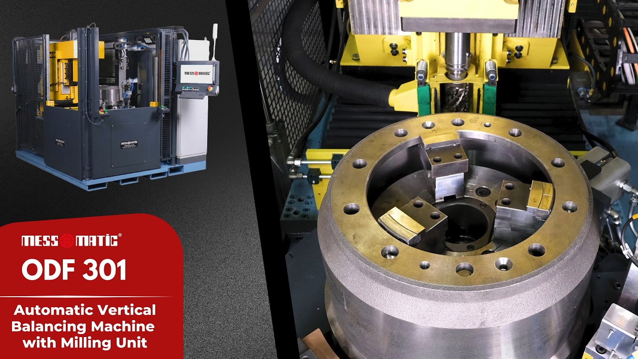 AUTOMATIC BRAKE DRUM BALANCING MACHINE WITH MILLING UNIT | MESSMATIC