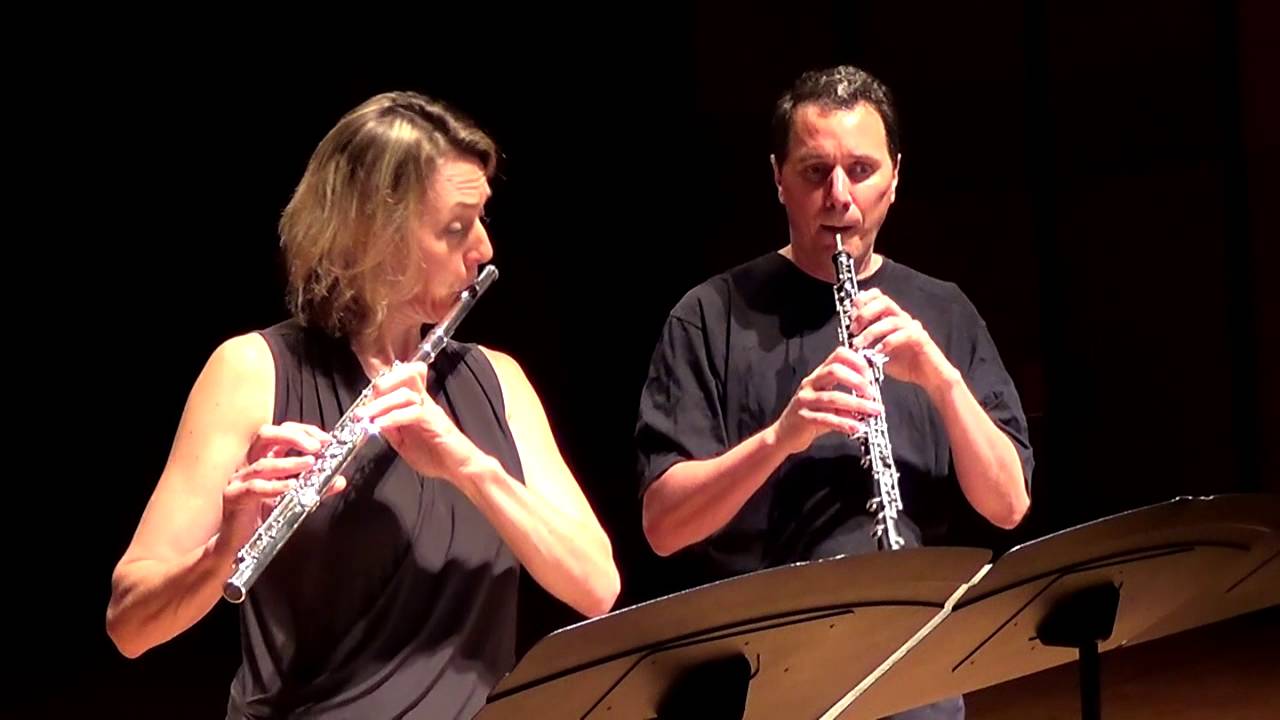 Aralee Dorough & Colin Gatwood Play Musgrave Impromptu, fl & ob