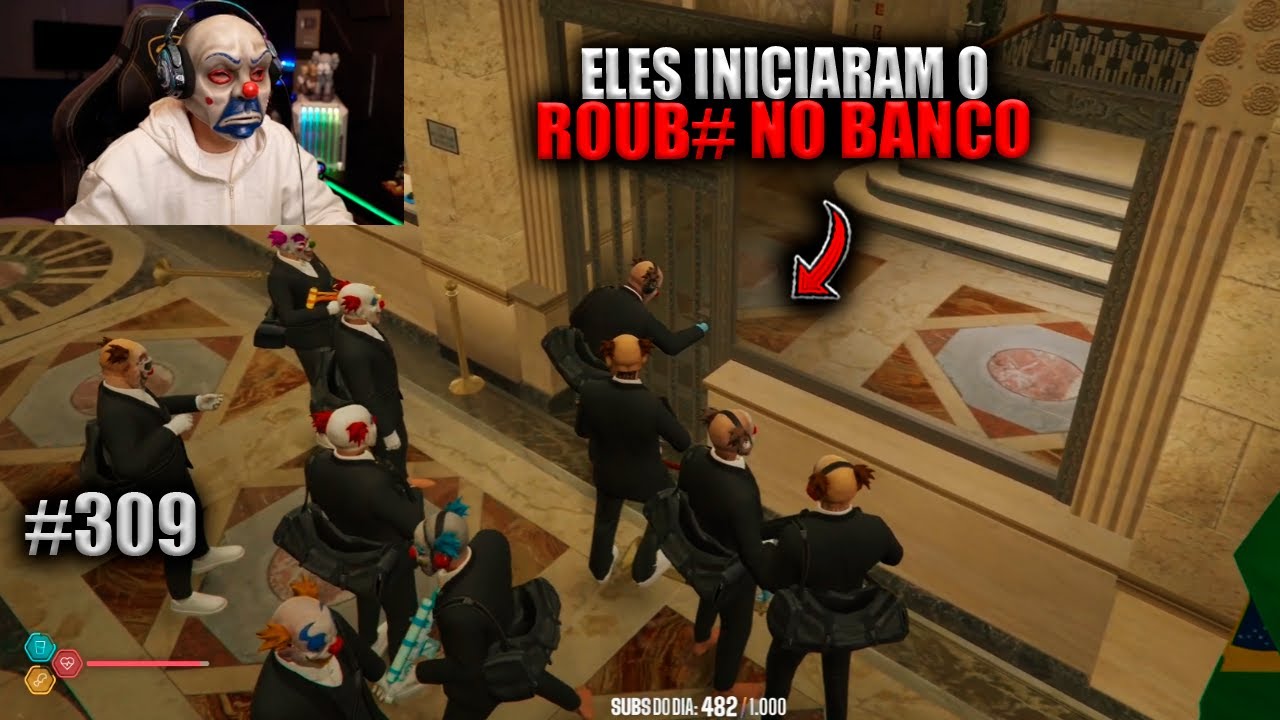 ELES INICIARAM O ROUB# NO BANCO! EP 309