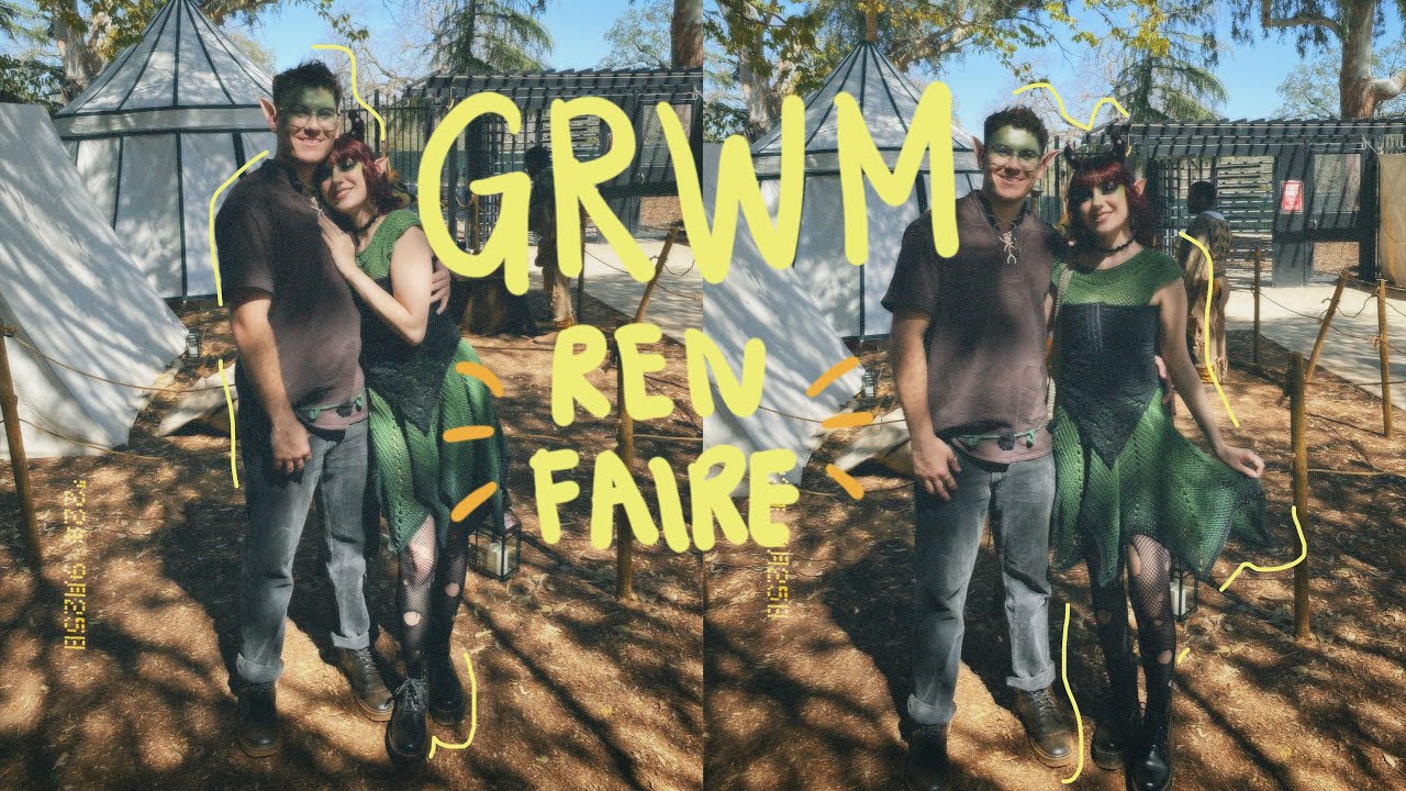 GRWM Renaissance Faire Edition + Vlog 🧚🏻&zwj;♀️