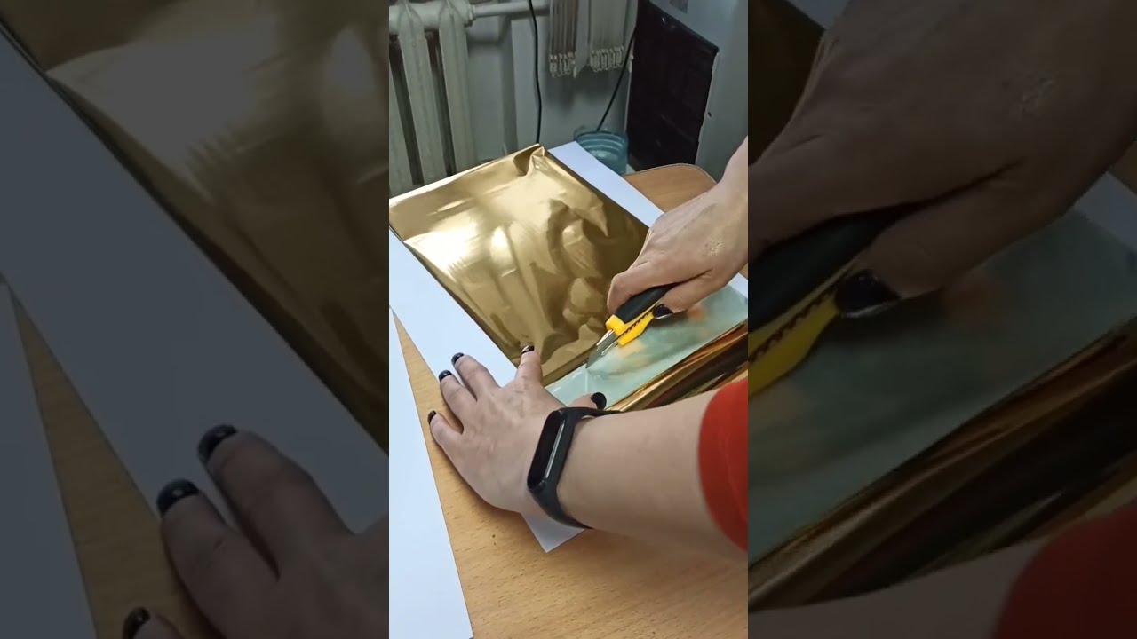Печать бирки с фольгированием