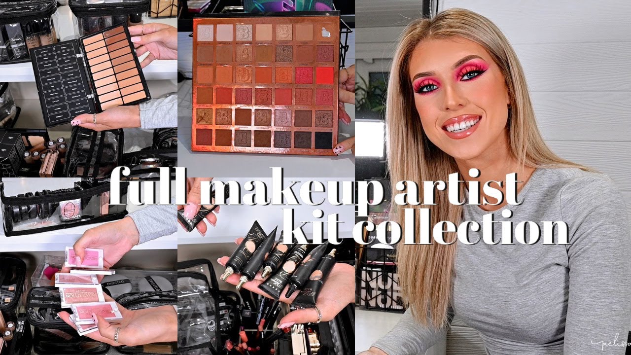 WHAT'S IN MY MAKEUP ARTIST KIT 2021 | FULL COLLECTION | *fave products & recommendations included*