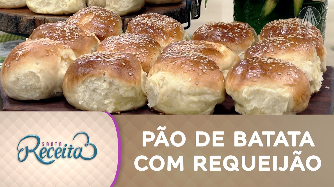 Pão de Batata com Requeijão: prático, rápido e acessível!