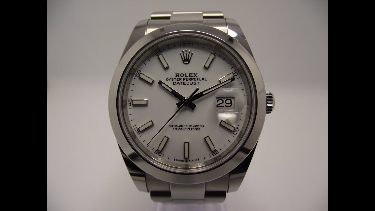 Обзор часов Rolex Datejust 41 126300 4K