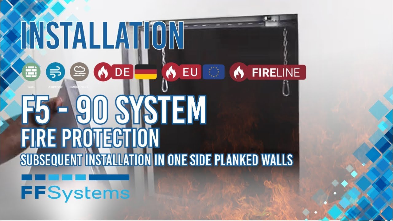 20 TRAMPILLAS DE INSPECCION  SISTEMA F5 EI 90 120 PARA TRASDOSADOS EN CONCRETO O BLOQUE
