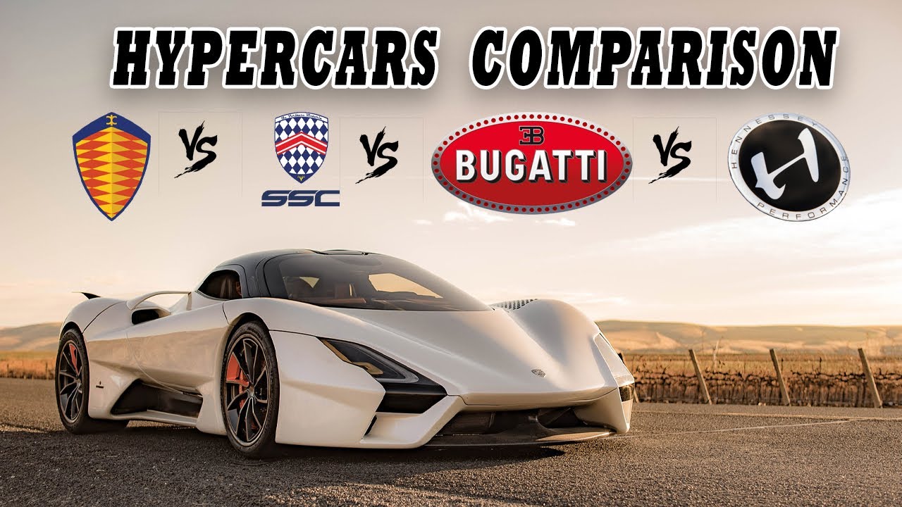 Hypercar Specs Showdown: Chiron, Jesko, Venom F5, and Tuatara