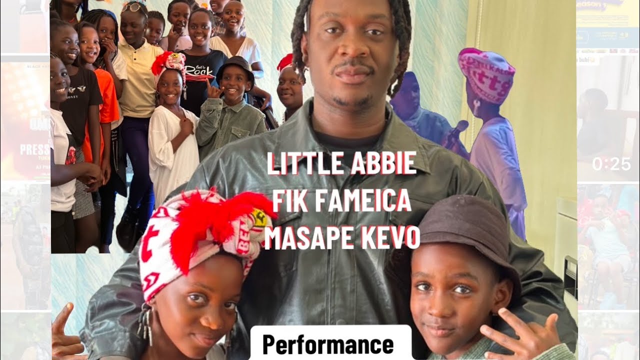 MASAPE KEVO MEETS FIK FAMEICA ON PERFORMANCE AT YUDESI SCHOOL PARTY