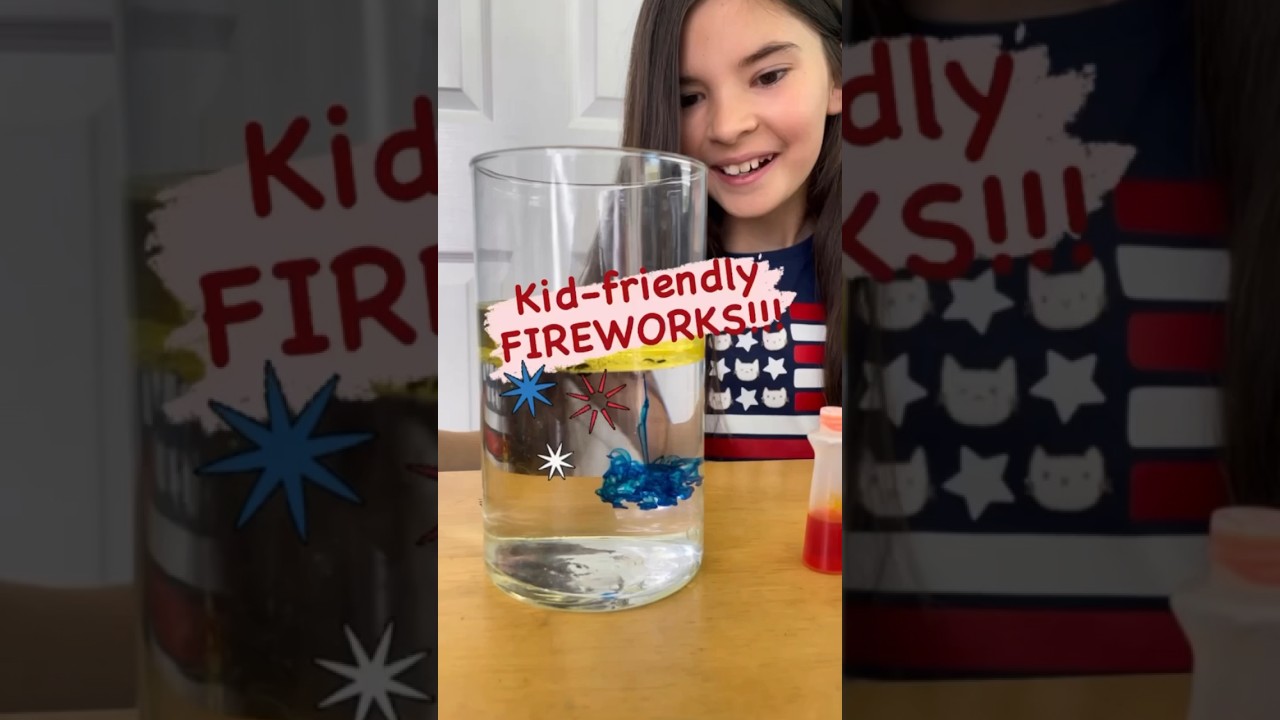 DIY Kid-friendly FIREWORKS!