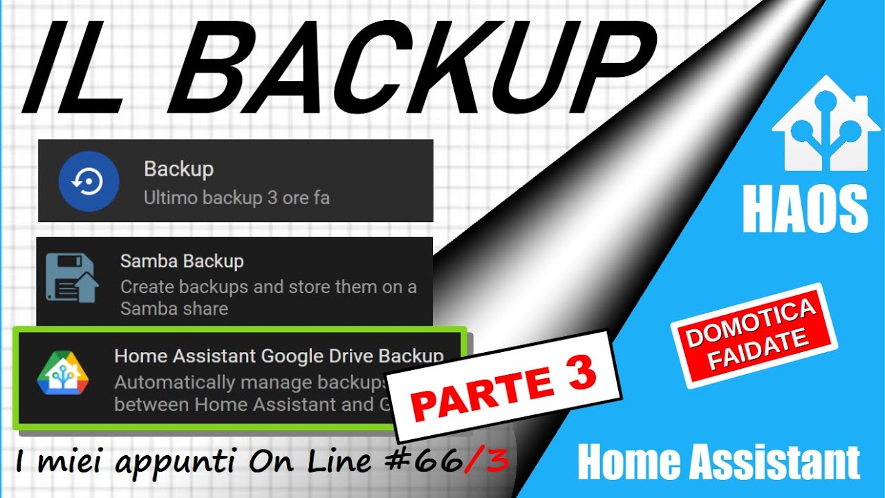 GOOGLE DRIVE BACKUP - Parte 3