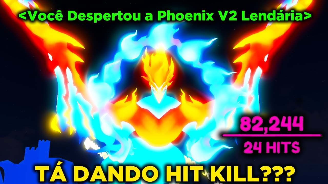 DANO BUGADO!! DESPERTEI a PHOENIX V2 e a NOVA RAÇA V3 na ATUALIZAÇÃO do KING LEGACY!!