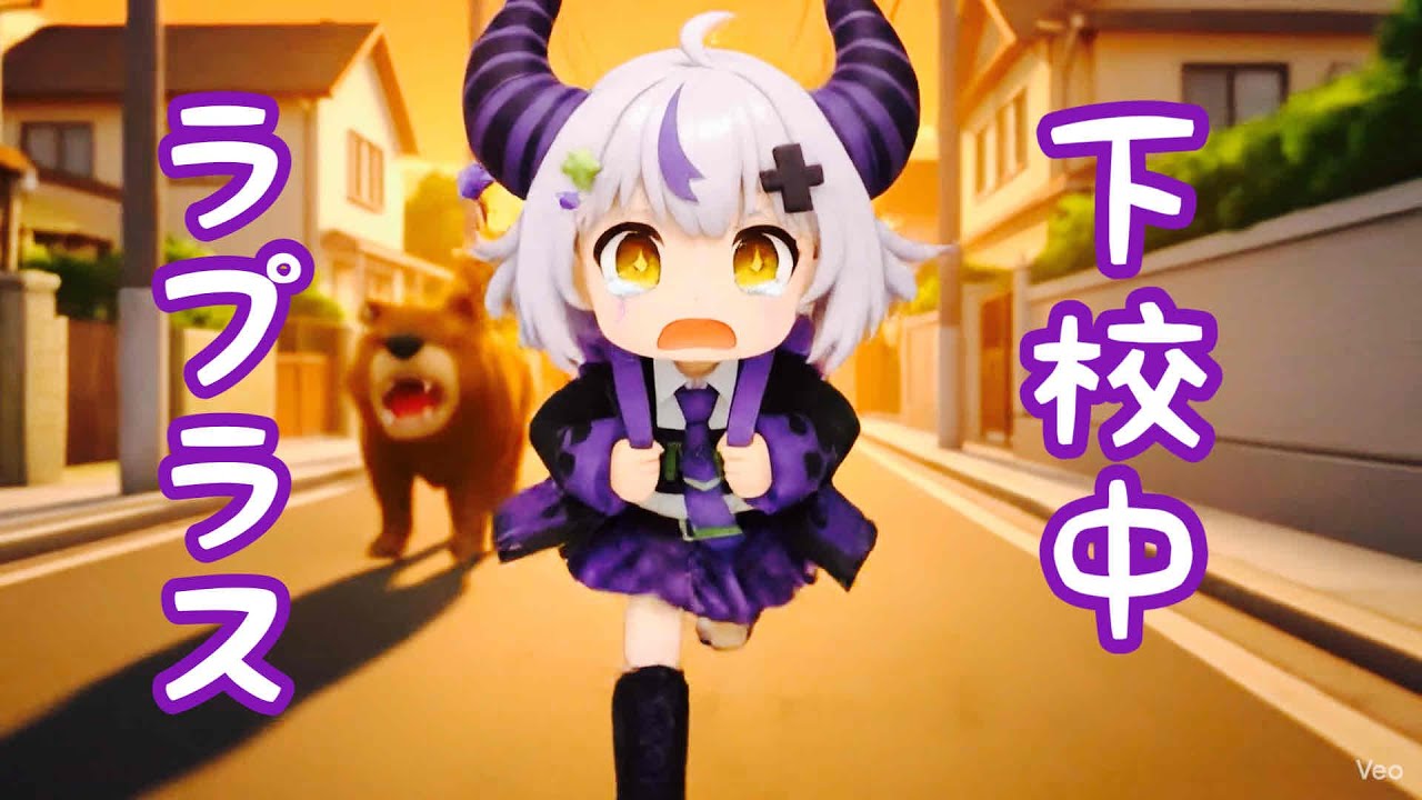 【ホロライブ】ラプラスダークネスが下校するすだけの動画