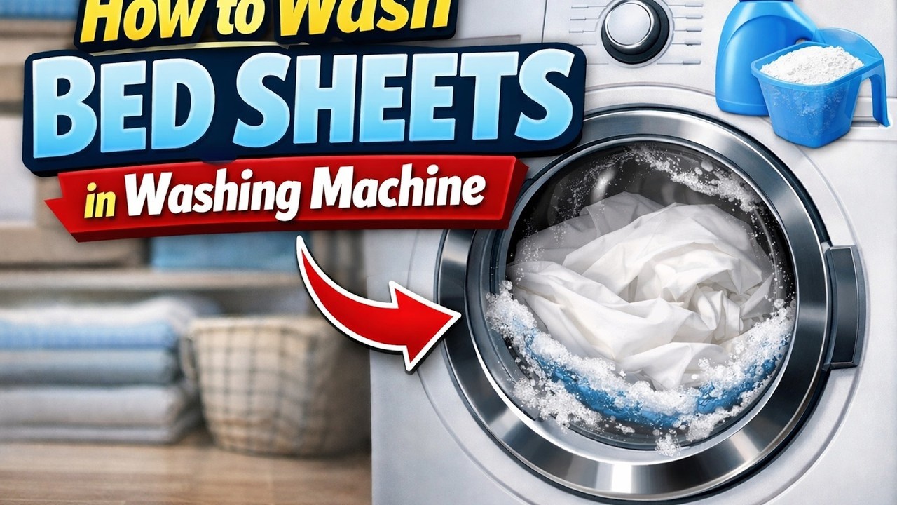 How to Wash Bed Sheets in Washing Machine