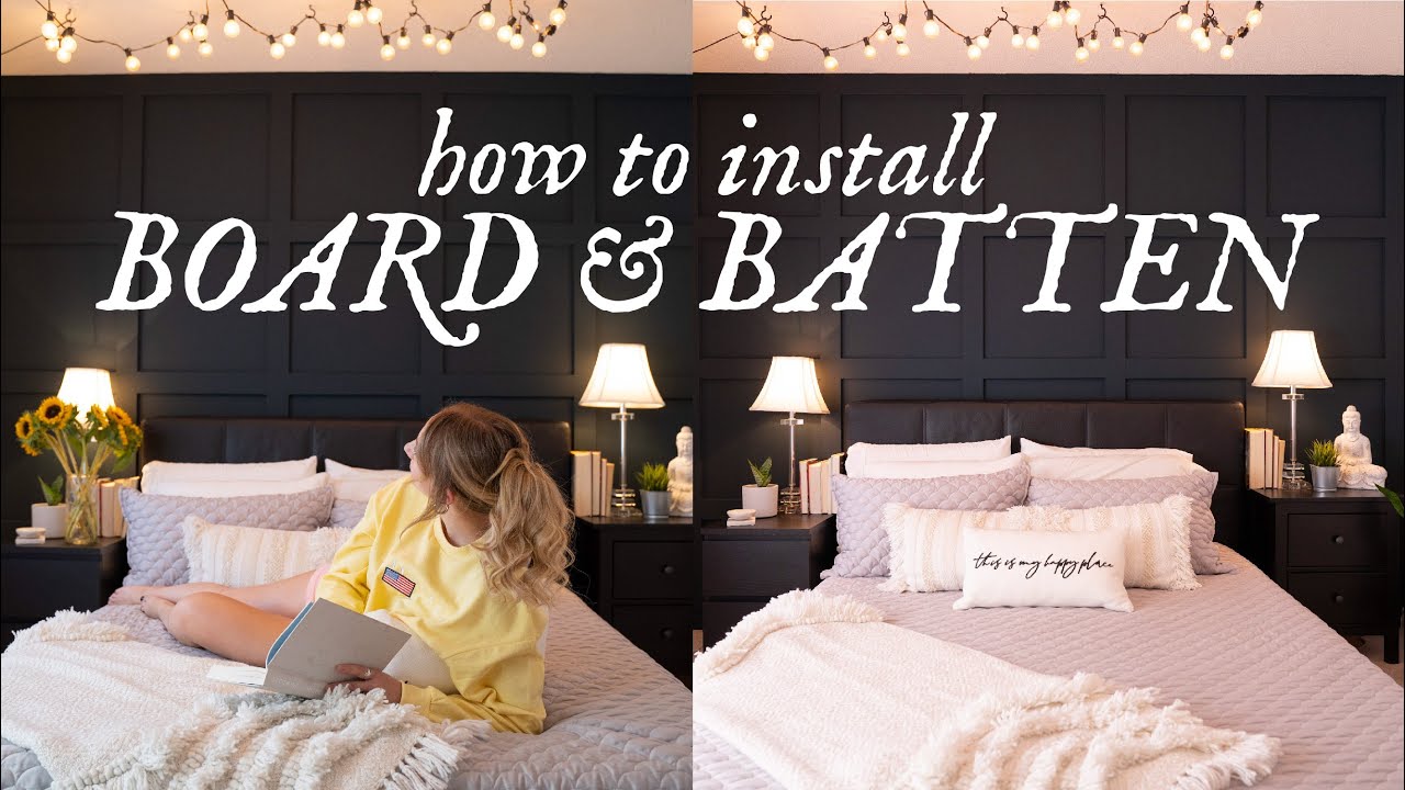 How to Install Wainscoting | DIY Board and Batten