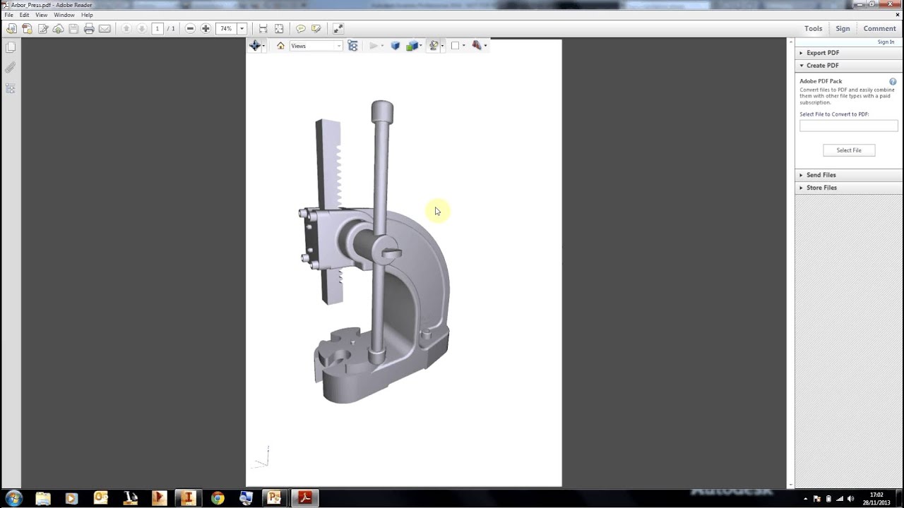 Autodesk Inventor - Export 3D PDF