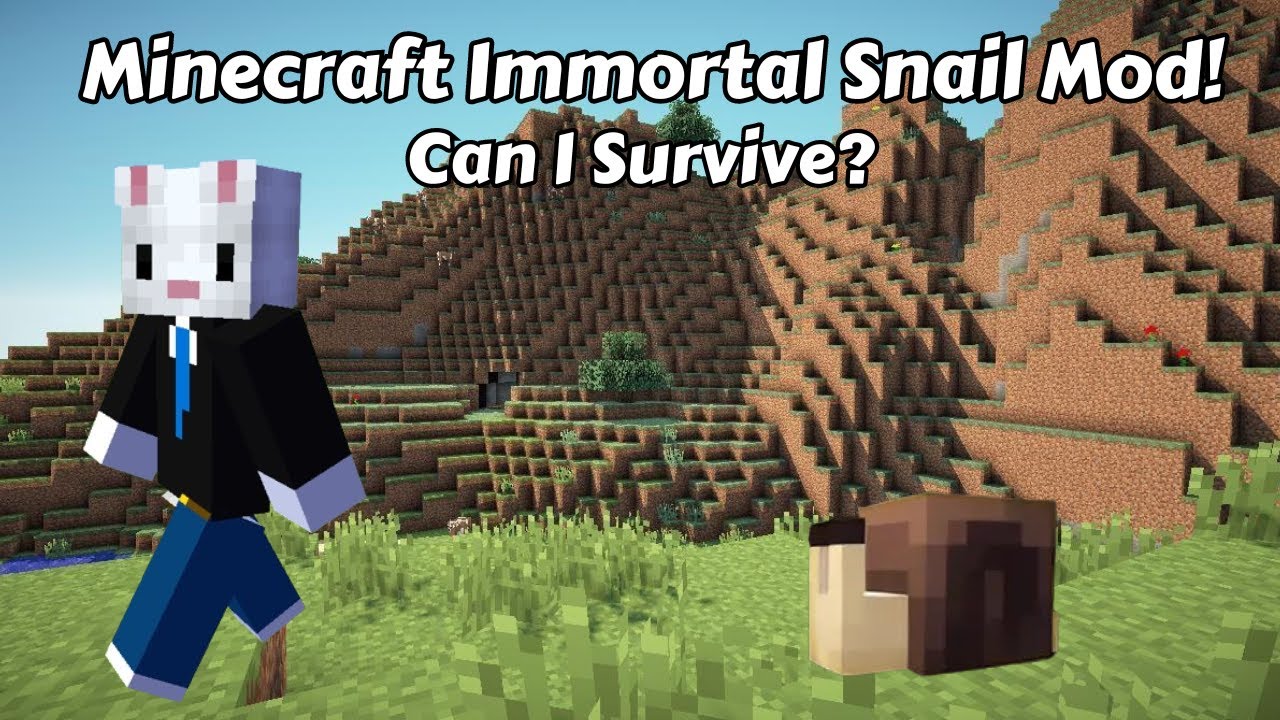 Can I Survive Minecraft's Immortal Snail Mod?