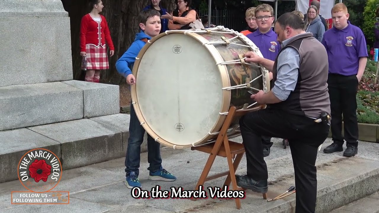 Lambeg Drum @ Royal Hillsborough PB 50th Anniversary Parade 2024