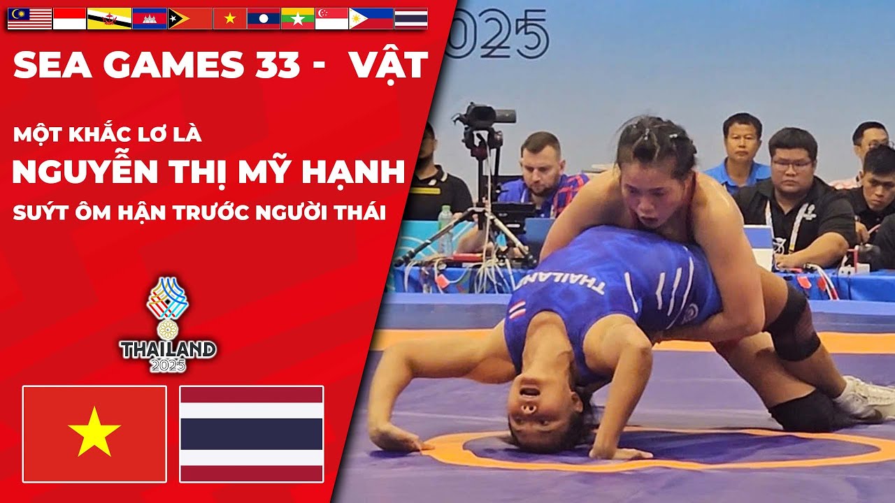 SEA Games 33 | Lơ là một giây Đô nữ Mỹ Hạnh từ thắng dễ thành thắng nhọc nhằn chủ nhà Thái Lan