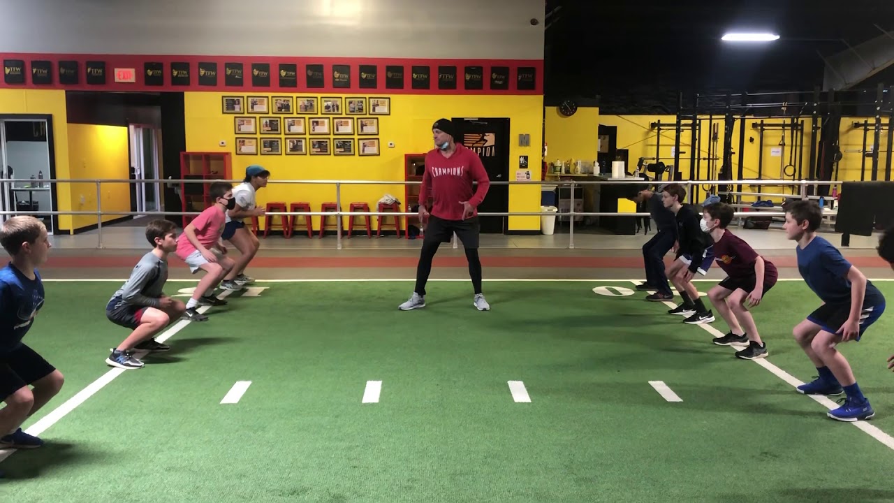 Teaching and Coaching: Proper Athletic Position. Our athletes know why they doing each drill!
