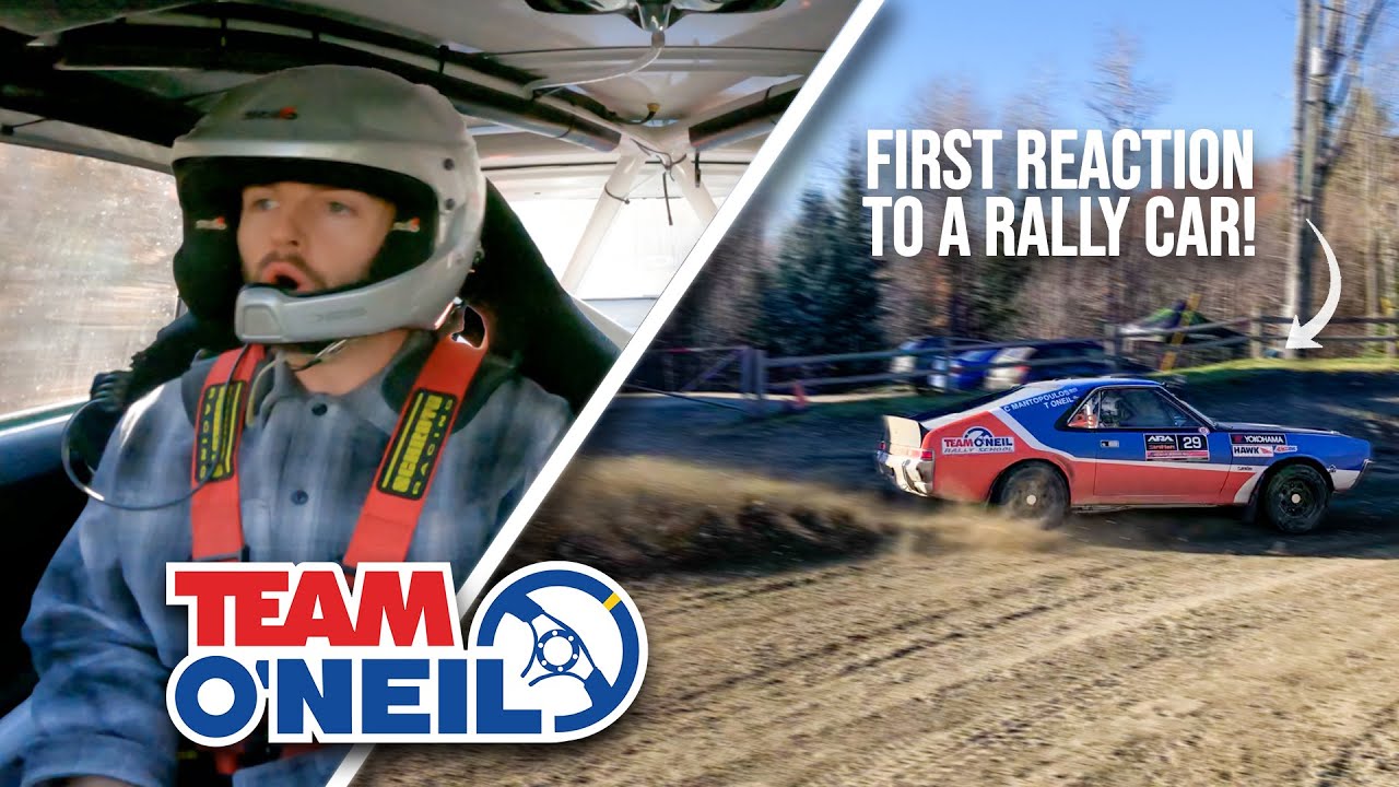 Team O'Neil Rally School: MY FIRST TIME IN A RALLY CAR! Tim O'Neils Custom AMC AMX