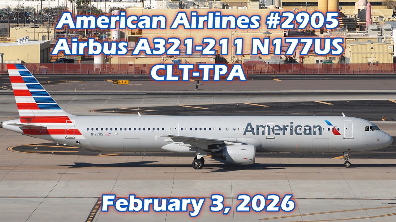 American Airlines #2905: CLT-TPA