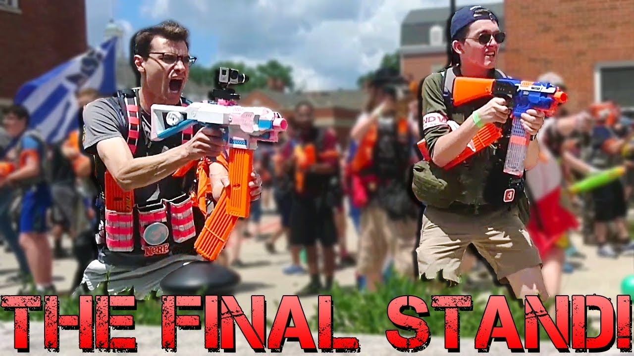 HUNDREDS OF ZOMBIES! HvZ Endwar Massive Final Stand 2018 | Nerf War