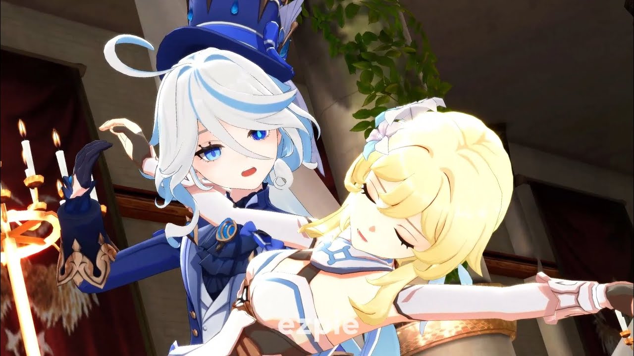 【MMD/Genshin Impact】 Cantarella (カンタレラ) ~ Grace Edition ~ 60FPS - Furina & Lumine