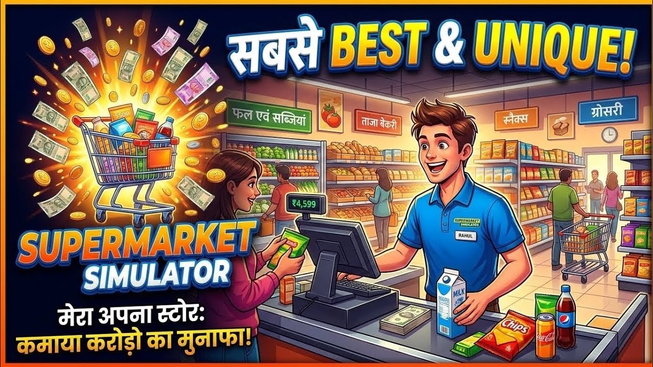 Supermarket Simulator | Apna Khud Ka Store Banaya Full Gameplay