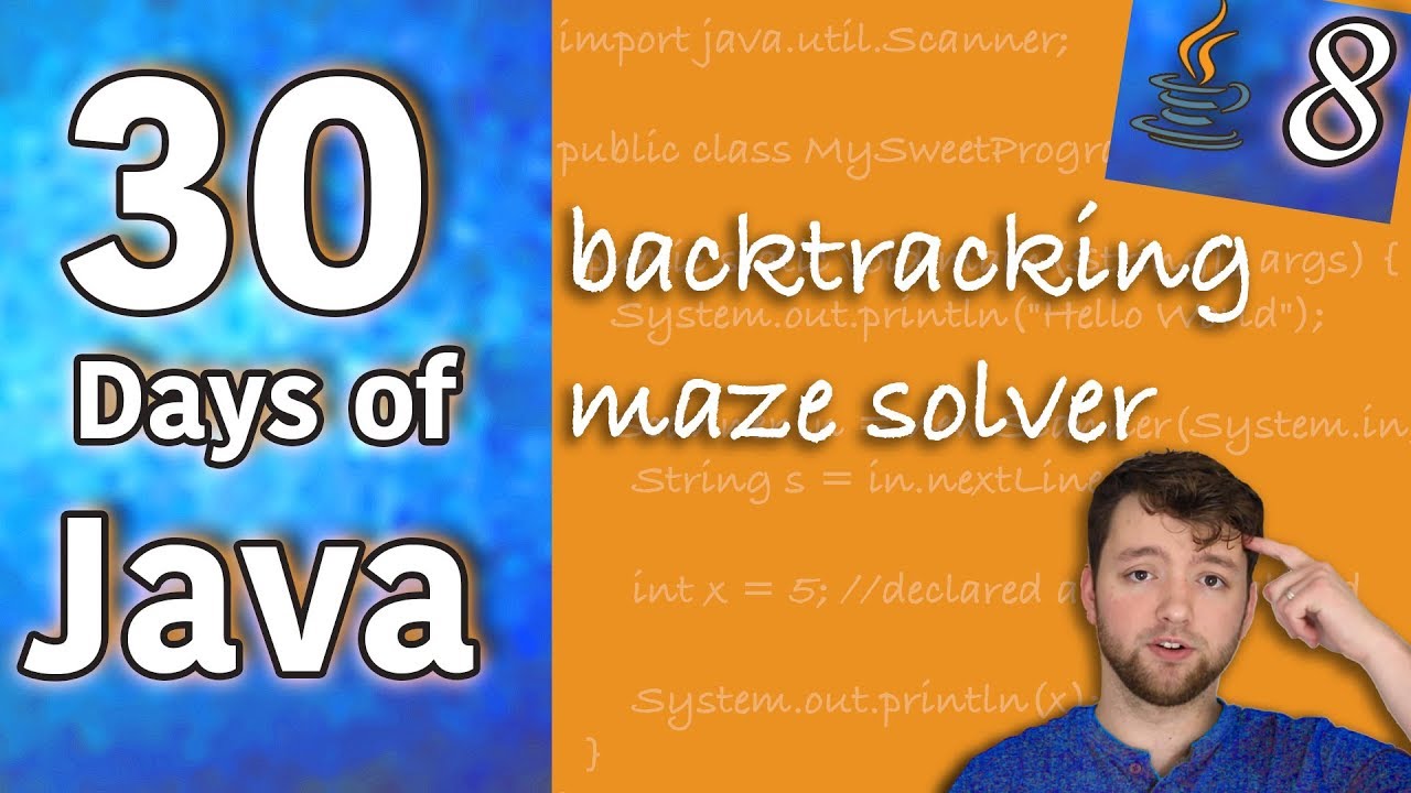 Hands on Java - Backtracking Maze Solving Problem Intro - Day 8