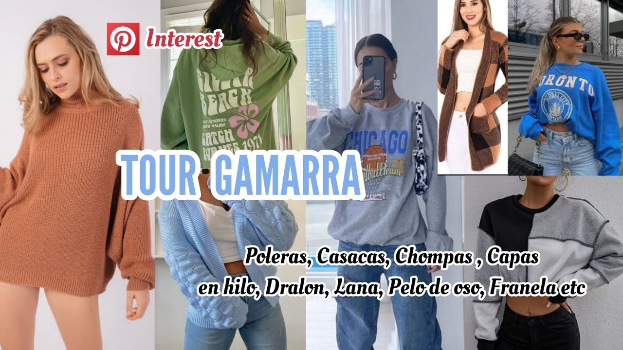 TOUR GAMARRA INVIERNO: Estilo Pinterest😍 Poleras/ Casacas/ Capas/Chompa en Hilo- Lana