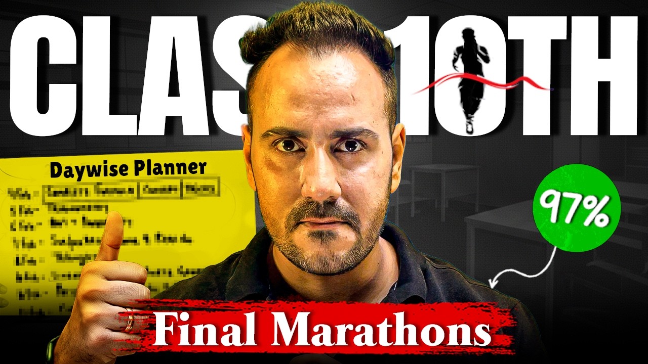 Class 10 Maths Final Revision Marathon 🔥| Complete Maths Daywise Planner by Ushank Sir