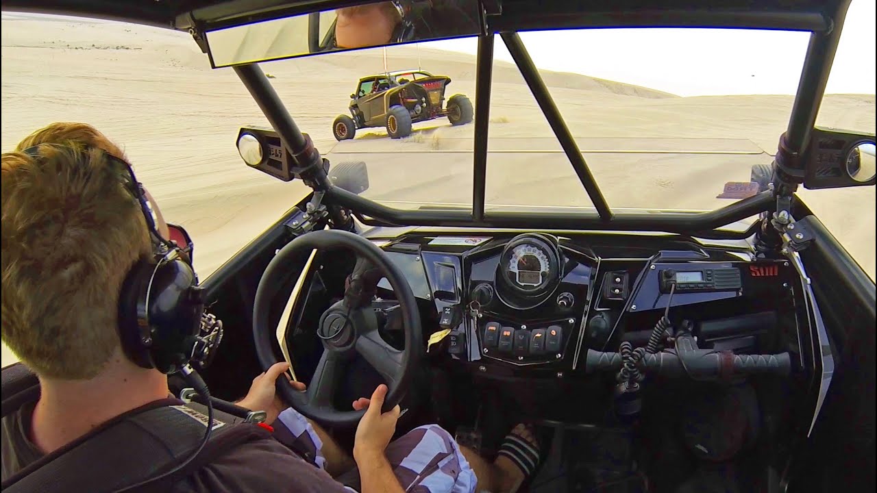 Polaris RZR 1000 XP Sand Dune Bashing in the desert