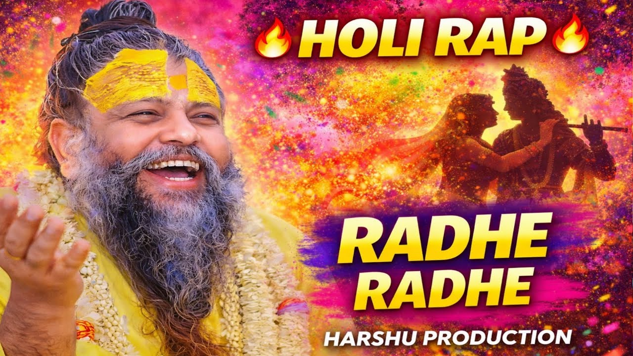 RADHE RADHE HOLI RAP 🔥 | Vrindavan Holi Rap 2026 | Hindi Rap Song | HARSHU PRODUCTION