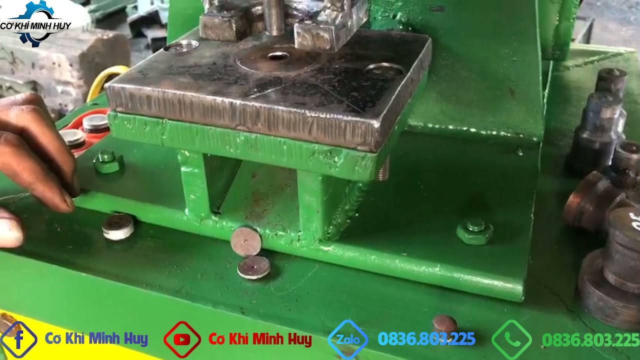 Máy đột lỗ chạy cơ giá rẻ | CƠ KHÍ MINH HUY
