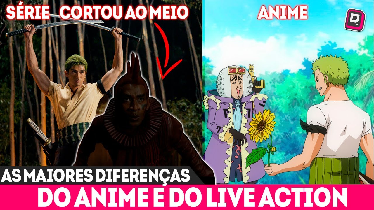 AS MAIORES DIFERENÇAS ENTRE ONE PIECE LIVE ACTION E O ANIME - TUDO QUE FOI MUDADO EM ONE PIECE