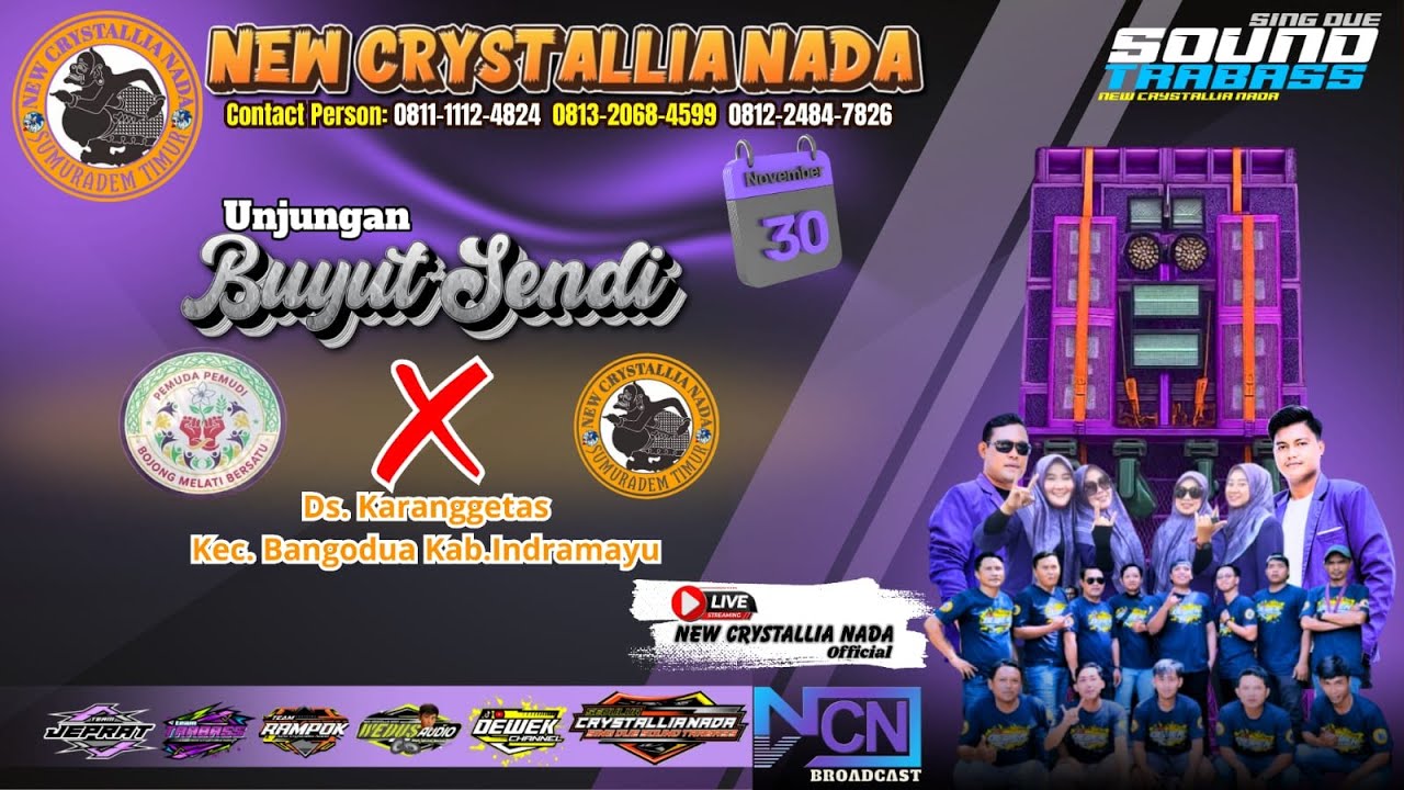 Live Streaming NEW CRYSTALLIA NADA - 30 NOVEMBER 2025