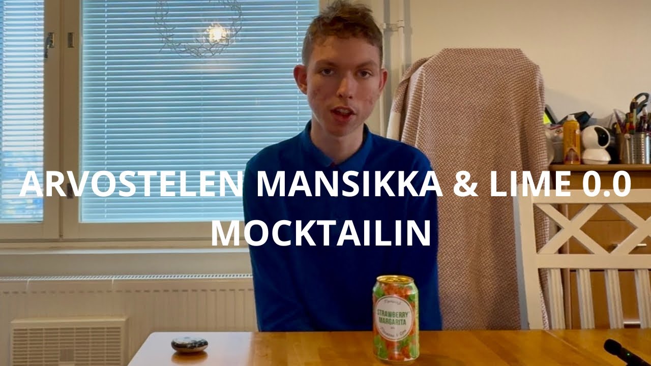 ARVOSTELEN STRAWBERRY MARGARITA MANSIKKA & LIME 0.0 MOCKTAIL