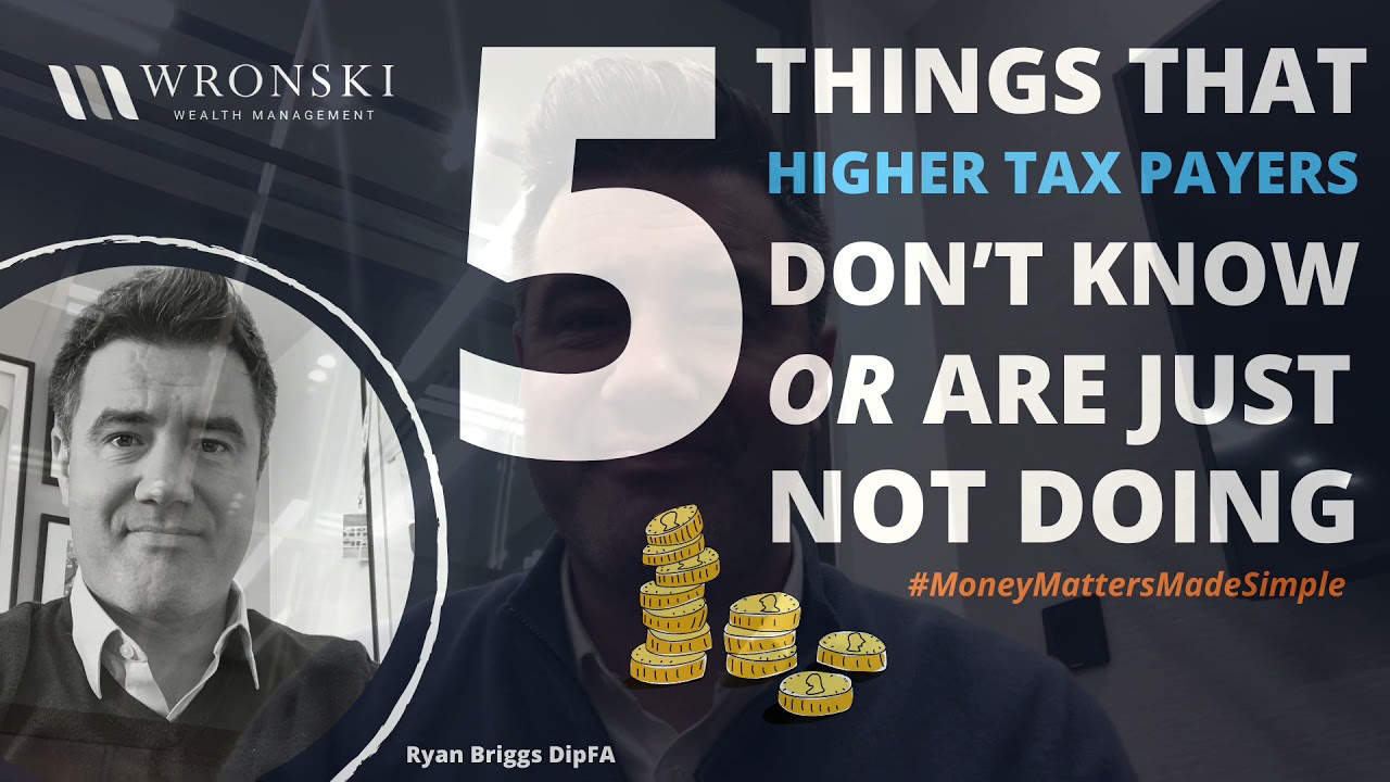 5 Things Higher Tax Payers Don&rsquo;t Know Or Just Aren&rsquo;t Doing?