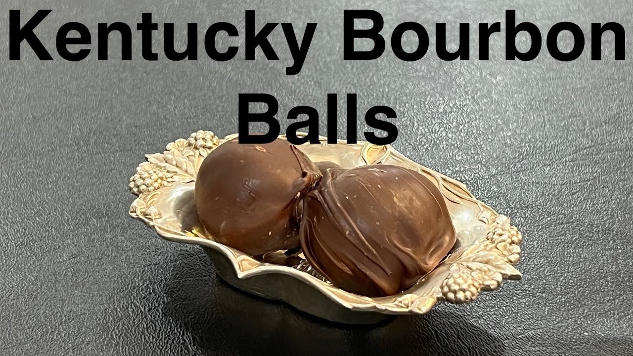 How To Make Kentucky Bourbon Balls - Southern Holiday Chocolate Candy With Pecans