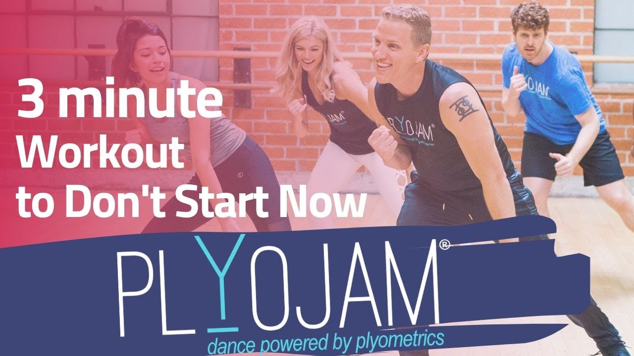 3 minute Workout | Don’t Start Now by Dua Lipa | PlyoJam