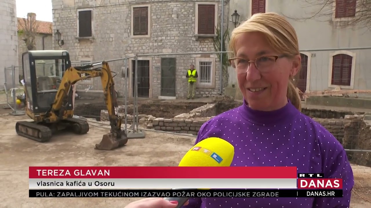 Osor, arheolo&scaron;ki iskopi.