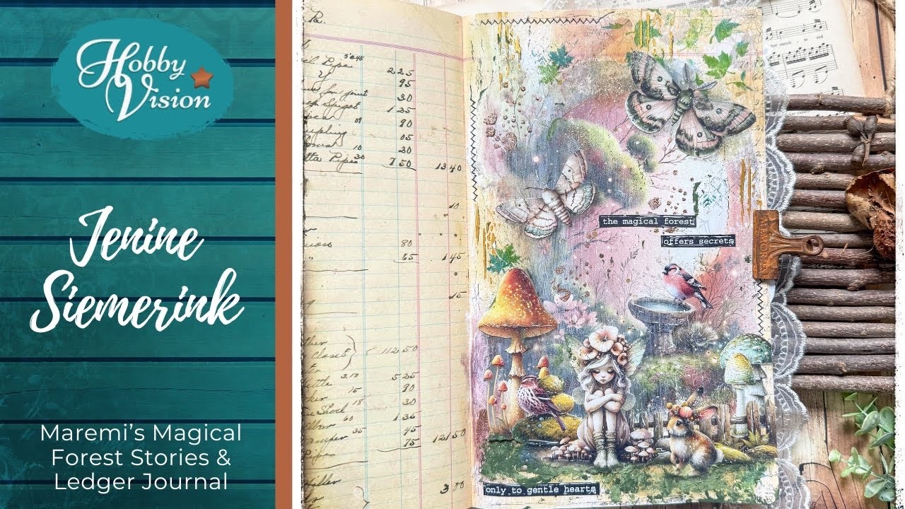 FBLive - 29-08-2025 - Jenine Siemerink - Maremi's Magical Forest Stories en Dina Wakley Ledger