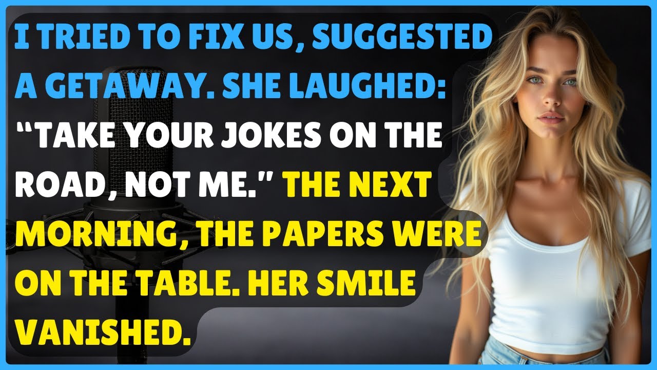 I Suggested a Trip to Mend Things—She Laughed It Off, Until the Papers on the Table Erased Her Smile