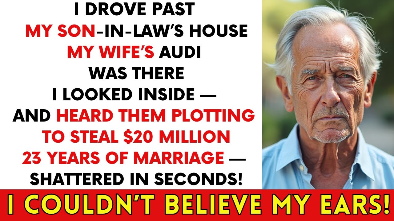 I Went to Visit My Son-In-Law, And Then I Saw My Wife's Car Near His Gate… Everything Collapsed