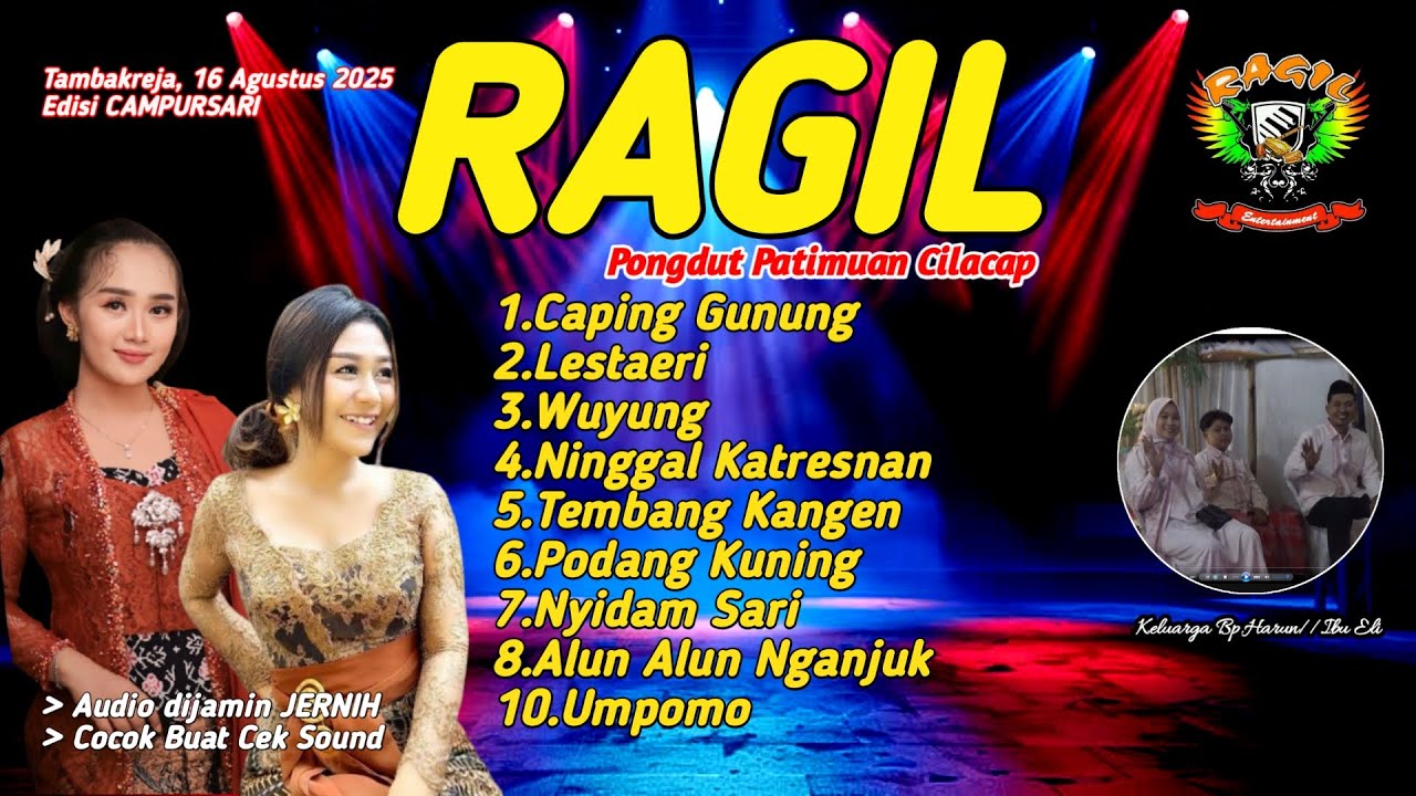 CAPING GUNUNG - VERSI KENDANG JAIPONG - LIVE TAMBAKREJA - RAGIL PONGDUT