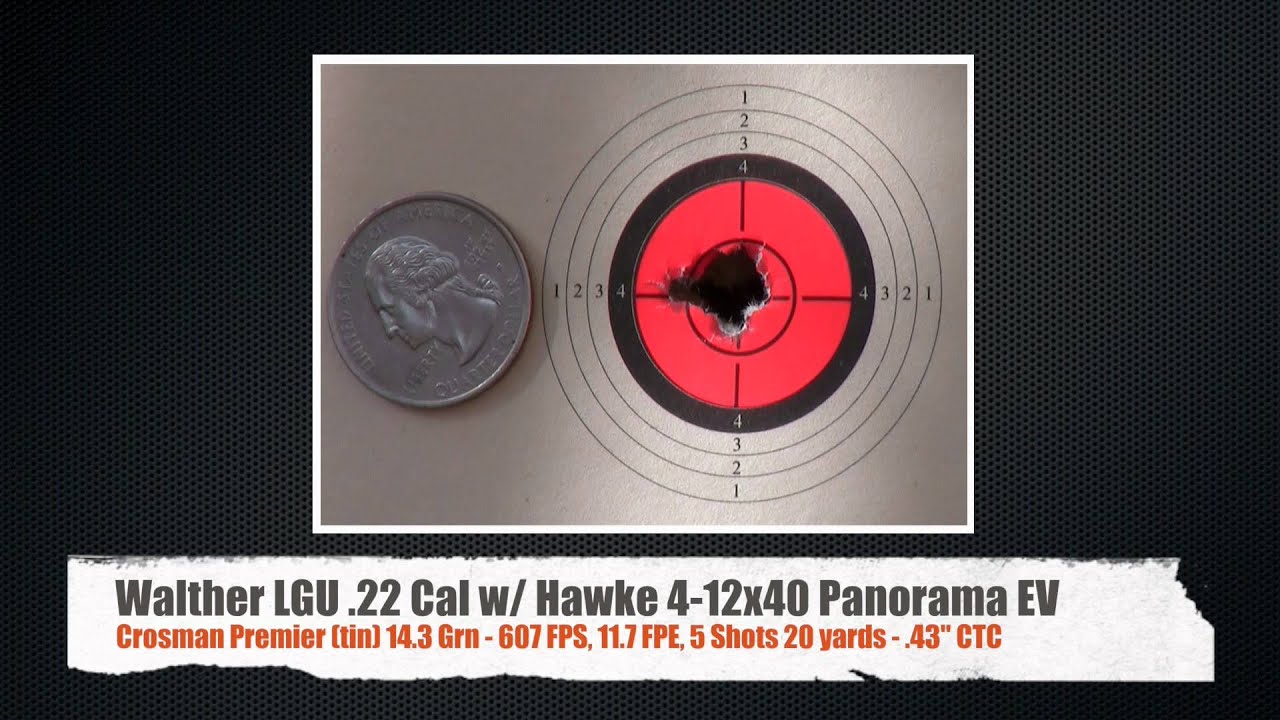 Walther LGU .22 with Hawke Panorama EV Scope - by Airgun Expert Rick Eutsler / AirgunWeb