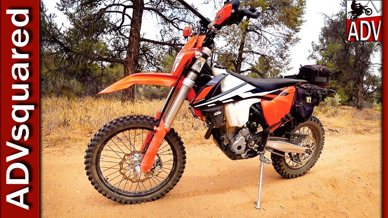 2017 KTM 350 EXC-f compared to a Suzuki DRZ400 - 'First Ride'